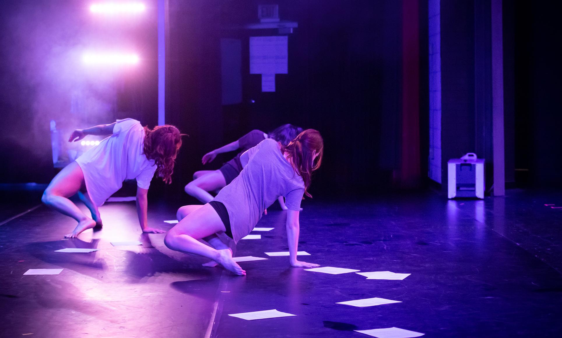 Barton dancers dancing at a concert