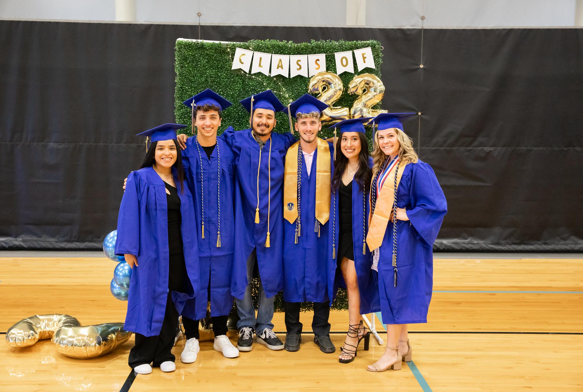 graduates in robes